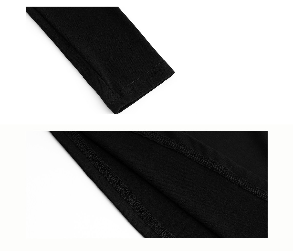ARISEISM Black Cropped Long-Sleeve Tee