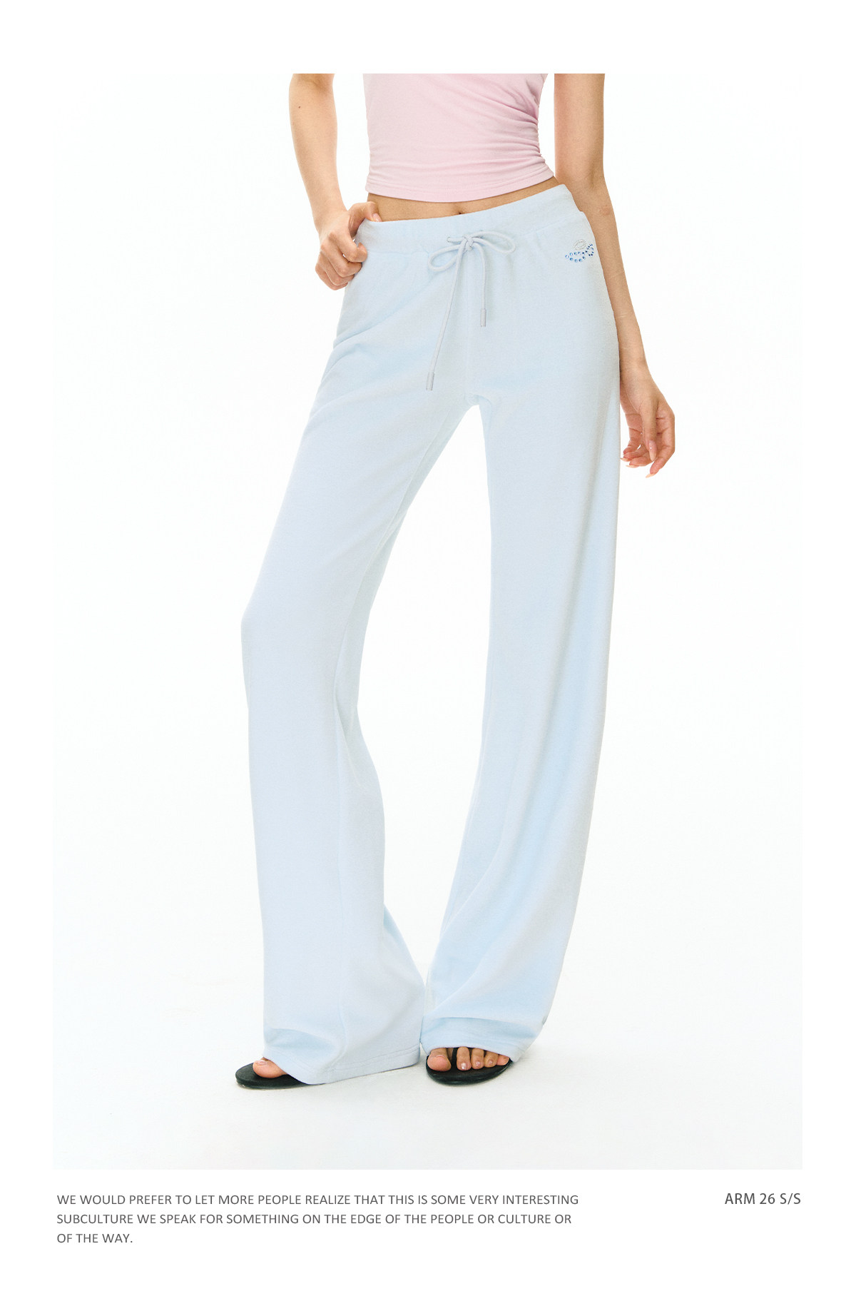 ARISEISM Zip-Up Cropped Sweatshirt Set