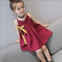  Childrens skirt girls Korean summer suspender dress princess skirt cute childrens clothing new 2-3-4-5-6 years old