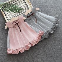  Baby girl dress 2021 new summer girl mesh skirt girl princess skirt childrens sundress tide