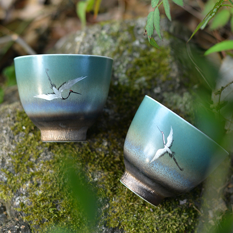 Hand Painted Tea Cup Ceramic Home Tasting Cup Master Cup Single Cup Personal Cup Tea Cup Creative Tea Cup Kung Fu Tea Tea