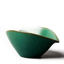 Tea Yan Month Ceramics Artisanal Fair cup Kung fu Tea Uniform Cup Day Style Sub-Tea Instrumental Large minimalist Sleebreaking