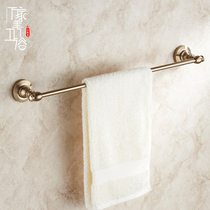 Full Copper Imitation Single Rod Towel Stand European Vintage Single Layer Towel Rod Extended Towel Pendant Single 16001