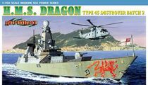Spot Weilong Hong Kong Dragon DR7109 1 700 British Bold Class 45II Type D35 Dragon missile destroyer