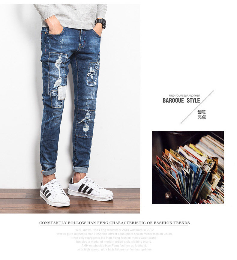 Jeans pour jeunesse JIACZULIOU pour Quatre saisons - Ref 1469688 Image 32