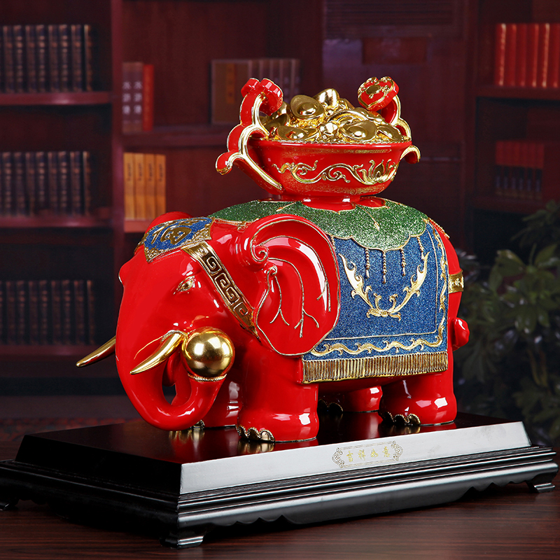 True sheng wing elephant household act the role ofing is tasted sitting room adornment office ceramic creative handicraft furnishing articles housewarming
