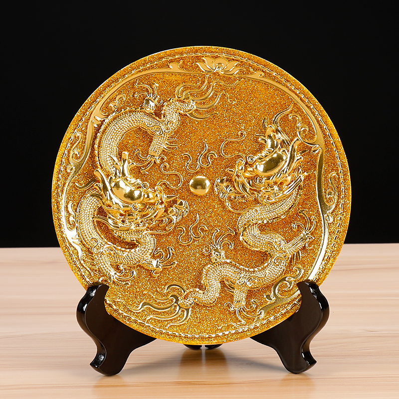 True sheng longfeng gold plate wedding gift to send friends girlfriends wedding gift xiamen paint line carve ceramic home furnishing articles