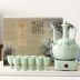 cốc uống nước đẹp Nhẹ rượu vang bộ gốm sứ kèn trắng ly rượu vang gia đình Trung Quốc ly uống rượu một ngụm rượu thủy tinh bộ nồi rượu bình giữ nhiệt có nhiệt độ Tách