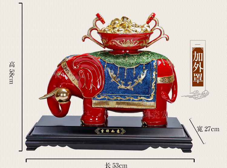 True sheng wing elephant household act the role ofing is tasted sitting room adornment office ceramic creative handicraft furnishing articles housewarming