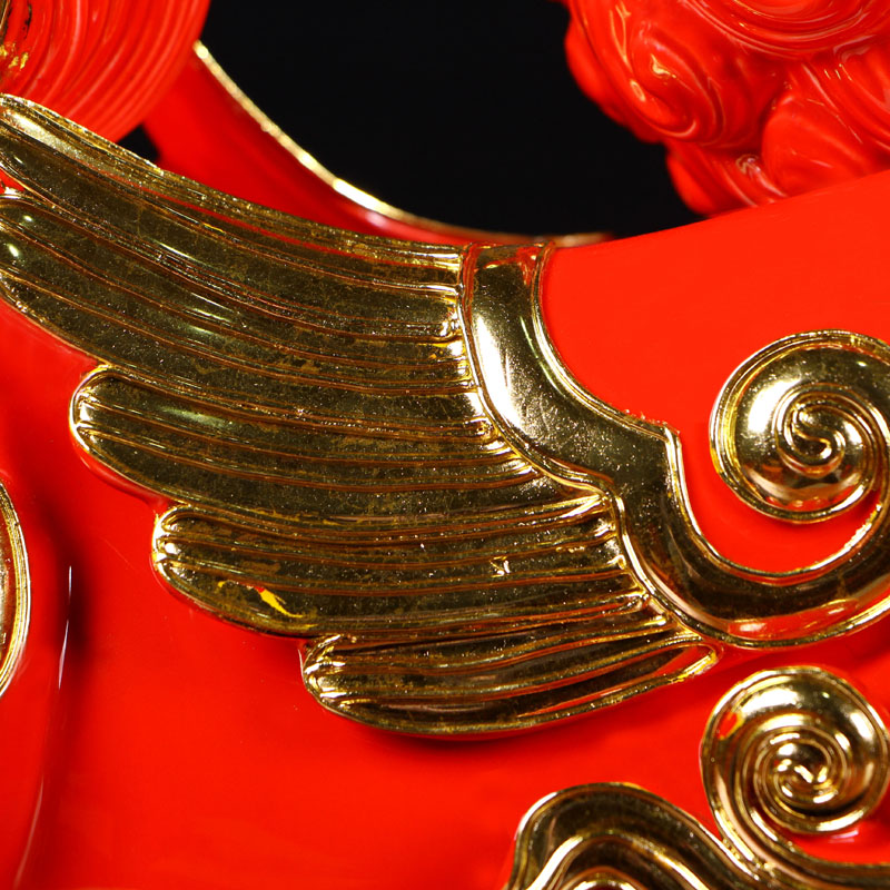 Really sheng lucky the mythical wild animal and paint line carve home furnishing articles ceramics handicraft decoration ideas sitting room feng shui decorations