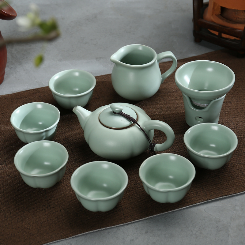 True sheng elder brother up of a complete set of tea sets your up kung fu tea tray celadon purple sand teapot tea sea ice crack