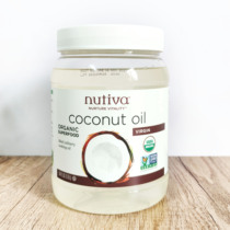 Spot Nutiva Coconut Oil pure natural virgin Coconut Oil edible skin care ketogenic diet 1 6L