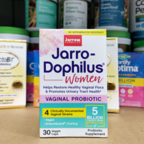 Jarrow Formulas female gynecological probiotics vaginal private parts mold care Lactobacillus 30 capsules