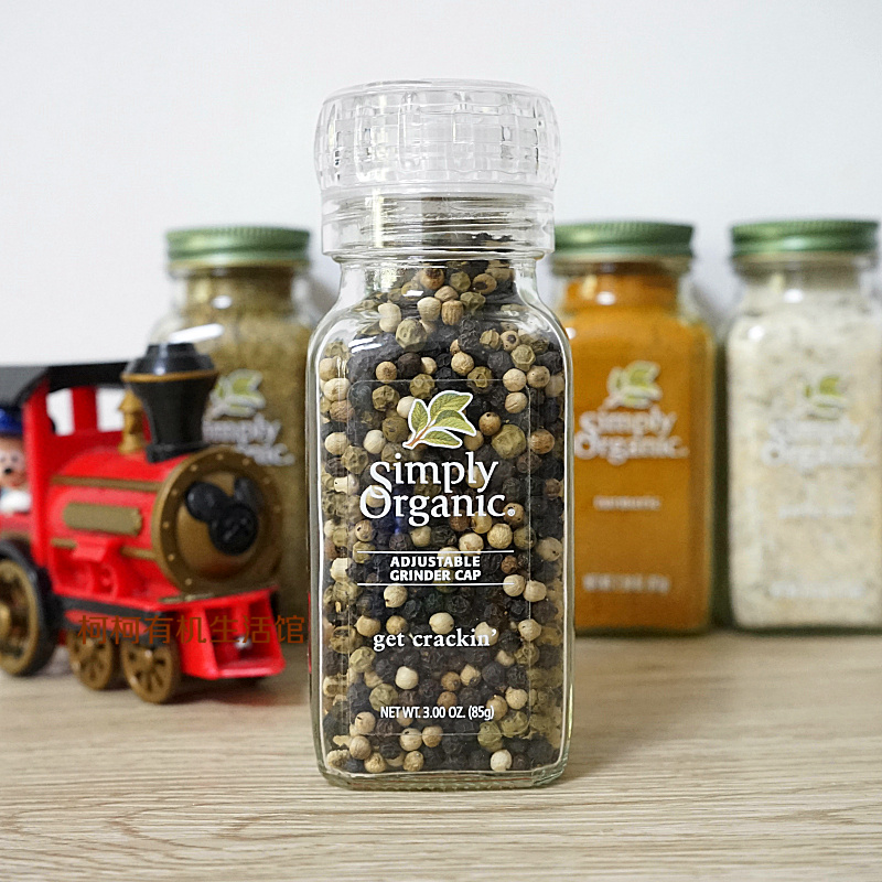 American Simply Organic Get Crackin Mix Pepper Adjustable Grinding Lid 85g