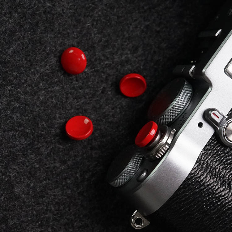 Mrstone Small Red Dot X100Vi Camera Shutter Button Is Suitable for Fuji Buttons Xt30Xt50Xm5Q3 Accessories