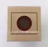 People's electric People's electric R86L5-YS champagne gold touch delay switch Wall switch steel base plate