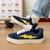 2025 Autumn New Versatile Unisex Casual Trendy Student American Style Niche Lightning Couple Skate Shoes