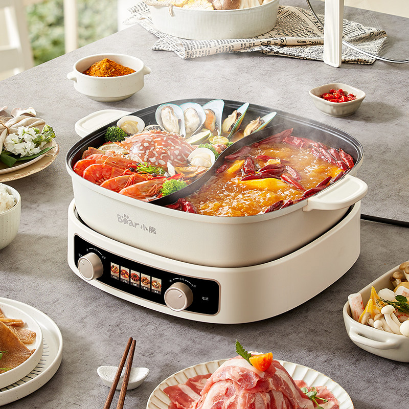 リトルベア電気鍋は、5～8人用の多機能電気調理器／フライパン／電気鍋で、家庭での使用を想定して設計されています。