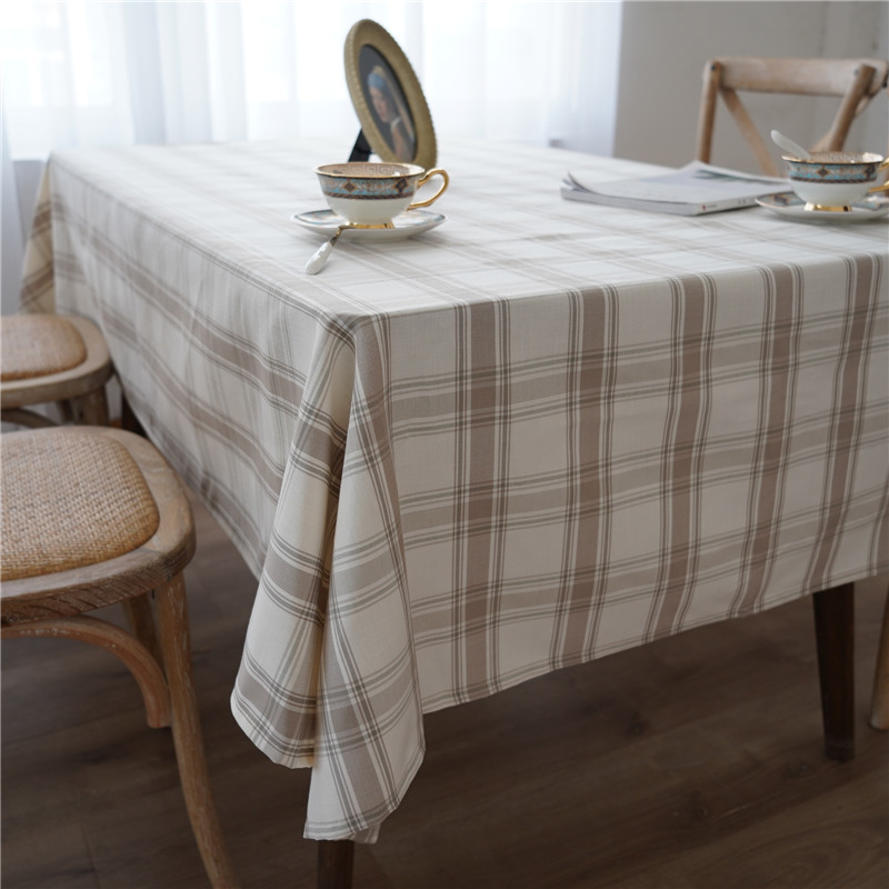 American country style tablecloth high-quality Nordic style pastoral style rectangular home tablecloth modern simplicity