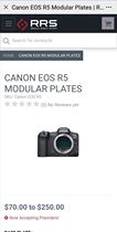 RRS New EOS R5 R6 fuselage L plate BR5-LS BR6-LS