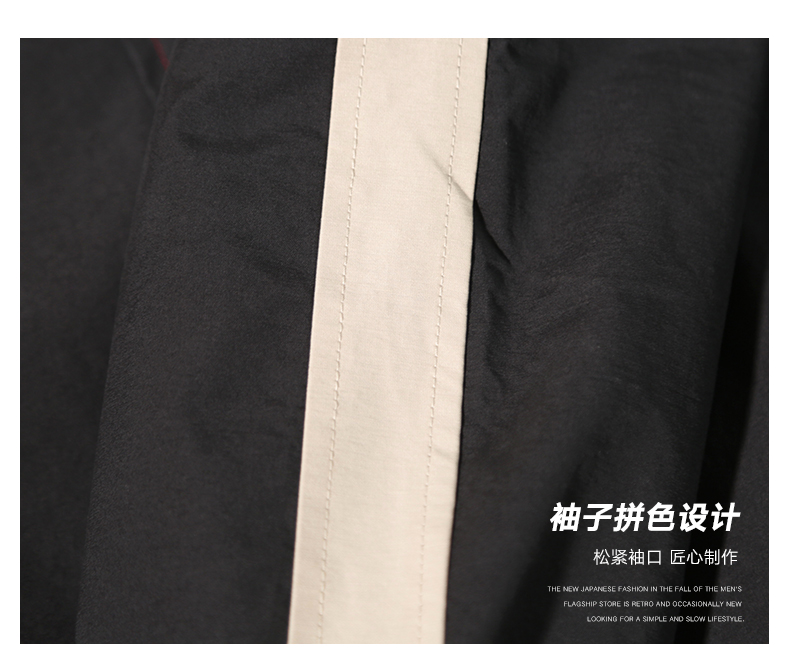 Port 奕 飏 màu áo gió nam mùa thu và mùa đông Quần áo bóng chày Nhật Bản quần áo nam mùa đông dày cotton quần áo phi công áo khoác thủy triều áo khoác jean nam