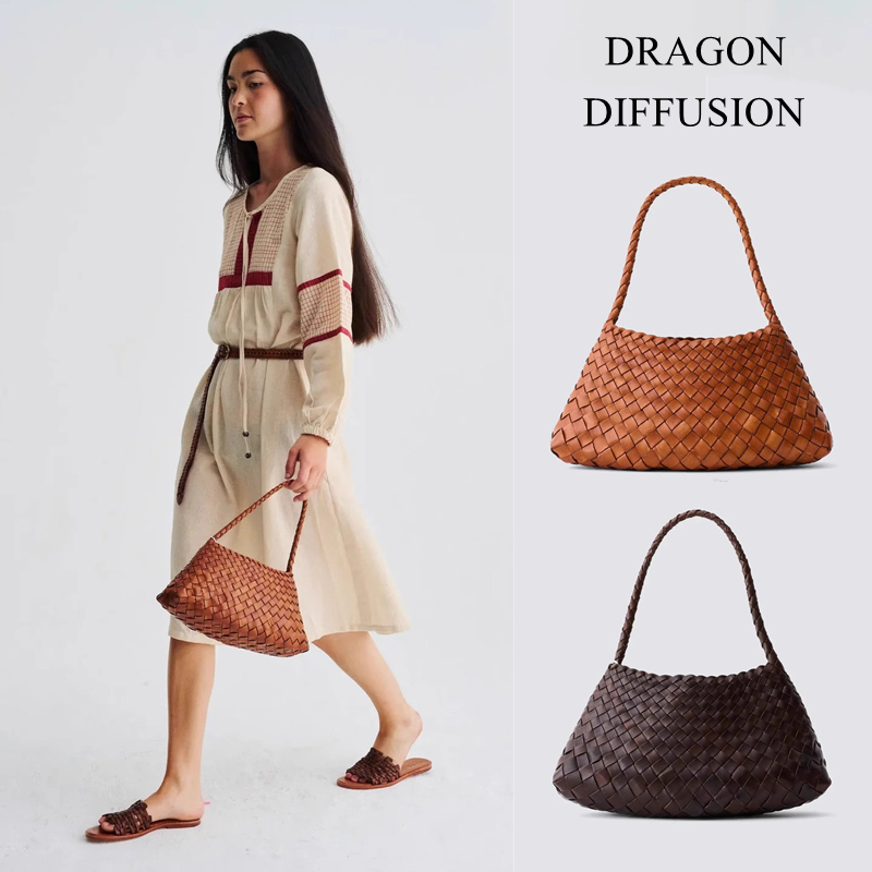 Authentic Rare Dragon Diffusion Cowhide Hand-Woven Bag 8943 Authentic Rare Dragon Diffusion Cowhide Hand-Woven Bag 8943