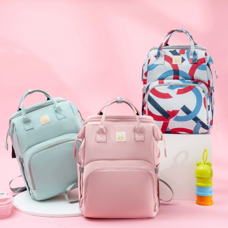 Mommy bag new 2020 ba lô công suất lớn đa chức năng cho mẹ và bé túi xách tay đi chơi mẹ túi gấp giường gấp - Túi / túi Baby