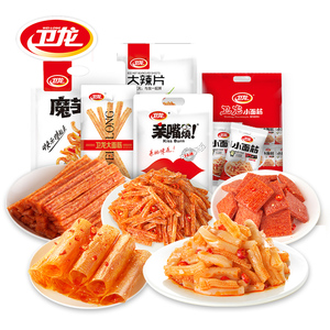 【卫龙】多口味辣条零食大礼包942g