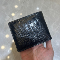 24 new crocodile leather wallets for men casual and versatile real crocodile belly wallet fashionable and trendy genuine leather horizontal short clip