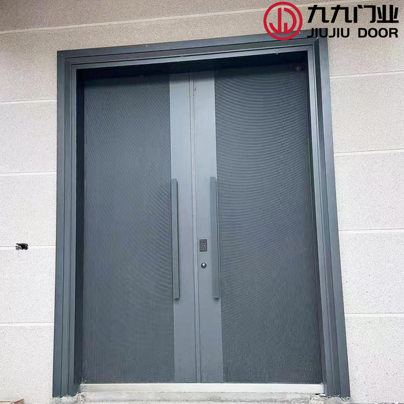 Cast Aluminum Double-Door Villa Gate, Rural Self-Built House Gate, Main Hall Gate, Double-Door Entrance Gate, Entry Gate