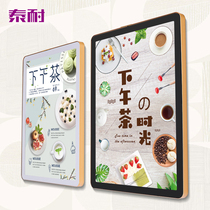 Wall billboard frame business license photo frame wall poster frame elevator magnetic publicity display board display board