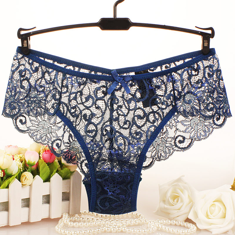 Cộng với kích thước phụ nữ Panties Transparent Underwear Briefs Thongs