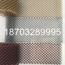 Decorative metal mesh curtain Office aluminum alloy curtain processing custom stainless steel vertical curtain wall decorative mesh