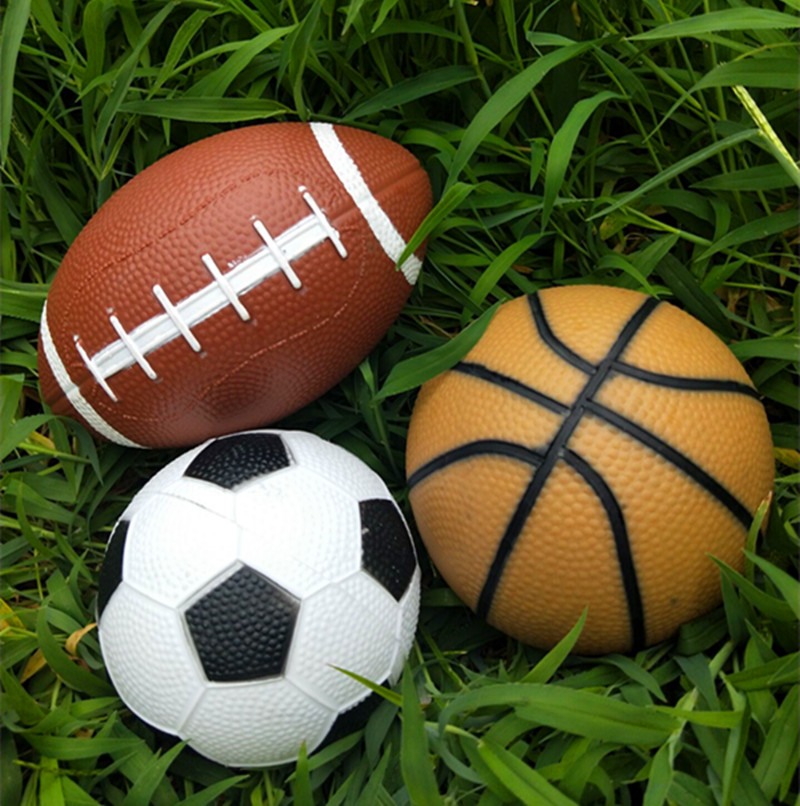 Baby leather rackets leather balls special mini rugby mini football inflatable toys eco-friendly little basketball