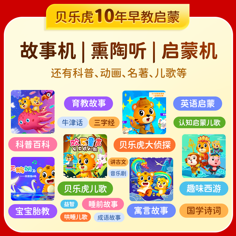 Ruizu V18 Early Education Machine Beilehu Children's Educational Device for Infants and Toddlers Aged 0-8, Pinyin Enlightenment, Intelligence Development, and Smart Learning Machine