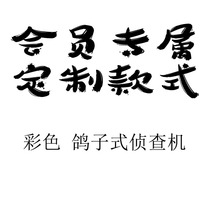 Metal puzzle assembly model color pigeon scout machine