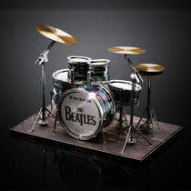 Love fight metal 3D three-dimensional diy puzzle free glue assembly model Beatles memorial edition series drum set