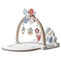 谷雨婴儿健身架脚踏钢琴新生儿礼物0-3-6月1岁4益智宝宝早教玩具