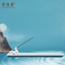 Shangdetang Dechina White Porcelain Aromatherapy Ornaments Pucket Home Creative Gift Desktop Sculpture Decoration