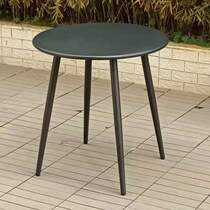 Outdoor carbon steel and small round table dining table long tableLeisure outdoor balcony household network red milk tea shop cafe