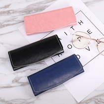 Glasses case ins Girl thin portable anti-pressure boys retro literature and art simple personality creative sunglasses eye box