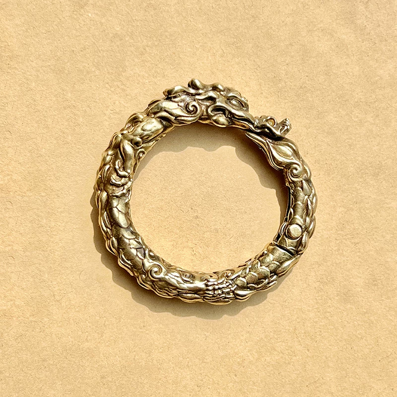 青炙 Genuine brass keychain, ring