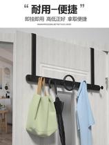 Bedroom bathroom door rear adhesive hook door clothes hanger door rear rack rack non-hole extension light luxury