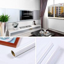 Thickened waterproof pure white furniture refurbted pvc self-adhesive wallpaper stove tile kitchen anti-oil sticker