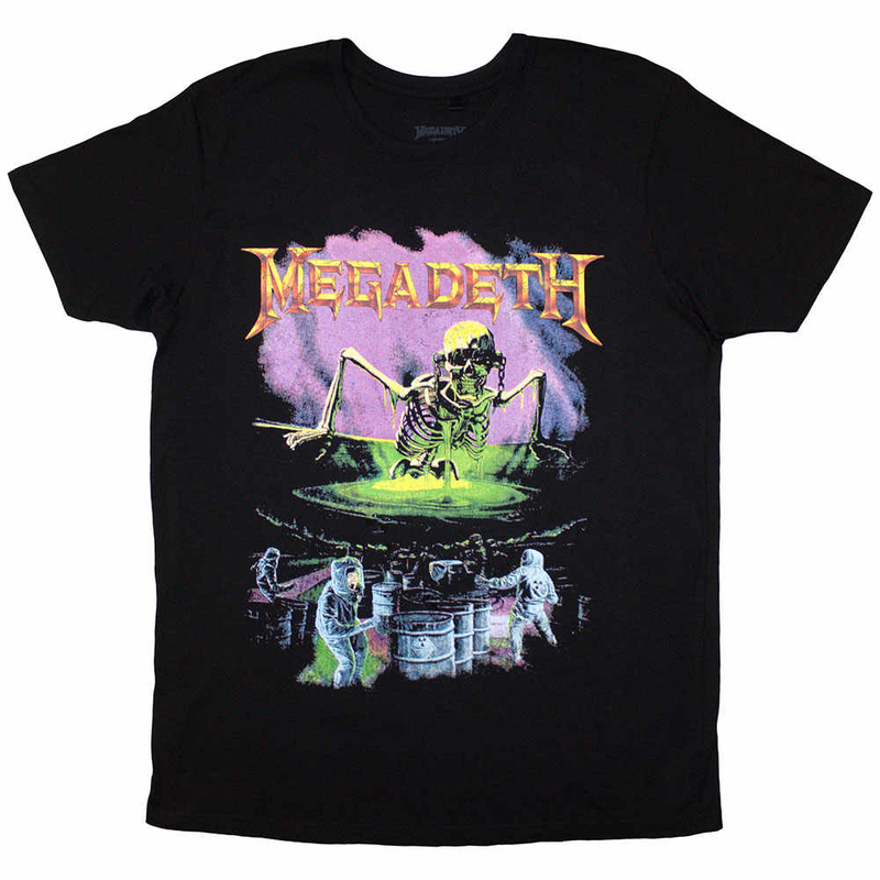 In Stock Megadeth Official Genuine Men's T-Shirt Contaminated