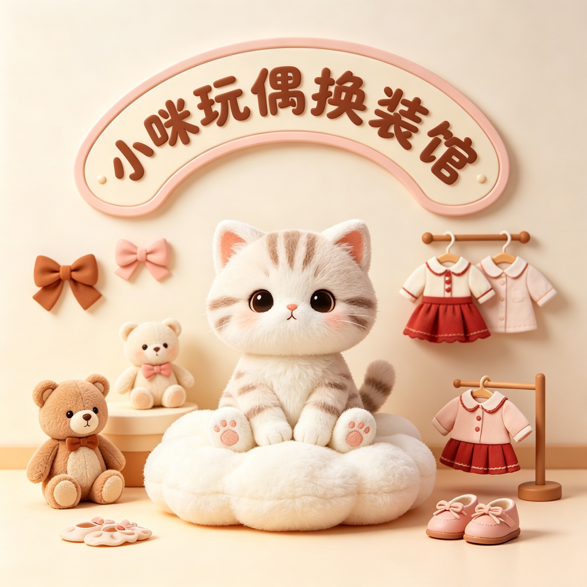 小咪玩偶换装馆的LOGO