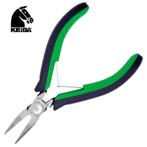 Continental Keiba imported miniature precision needle nose pliers elbow pliers 60 degree bending clamping pliers HBC-D04
