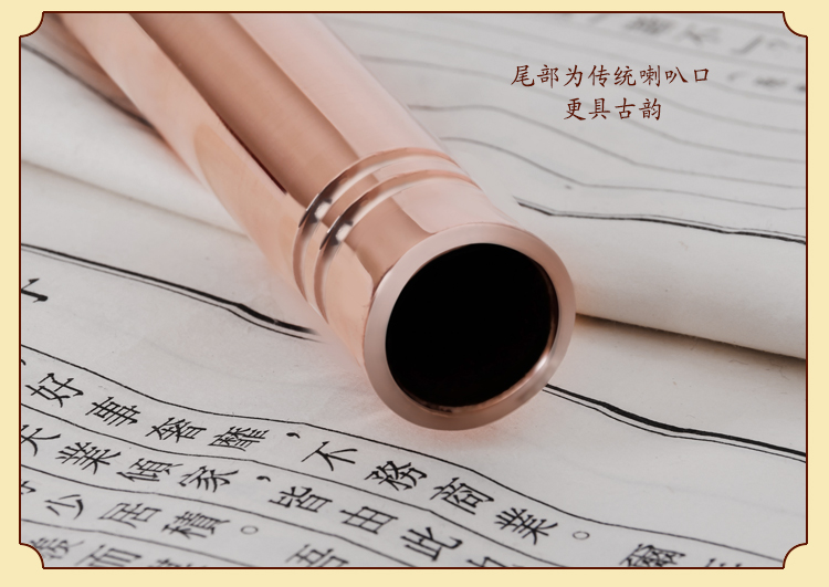 Đồng men ya thiết lập mức độ giảng dạy chuyên nghiệp không thương hiệu toàn bộ 8 lỗ nhạc cụ kim loại 箫 - Nhạc cụ dân tộc sáo mão mèo