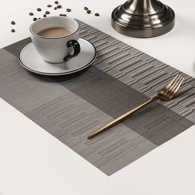 Western Dining Cushion Eu Style Small Lavish Heat Insulation Mat Table Mat Anti-Burn Casserole Mat for Home PVC Dining Mat Brief modern