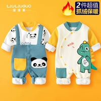 Флисовый зеленый динозавр, с медвежатами, панда